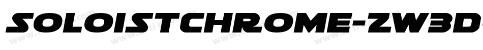 SoloistChrome-zw3D字体转换