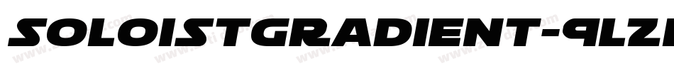SoloistGradient-9LZL字体转换