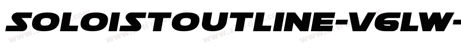 SoloistOutline-V6lw字体转换