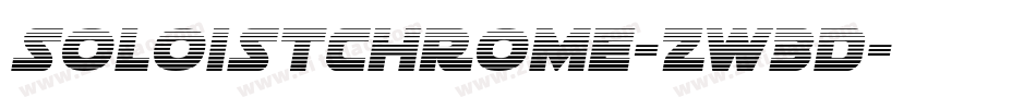 SoloistChrome-zw3D字体转换