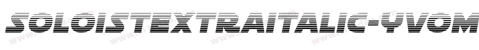 SoloistExtraItalic-yvOM字体转换