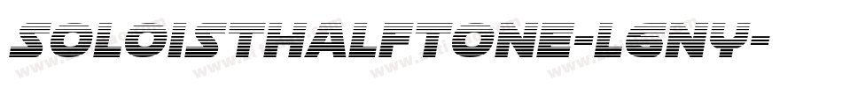 SoloistHalftone-l6ny字体转换