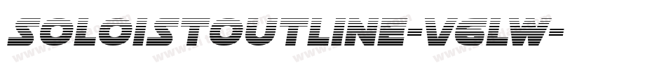 SoloistOutline-V6lw字体转换