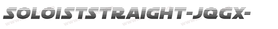 SoloistStraight-Jqgx字体转换