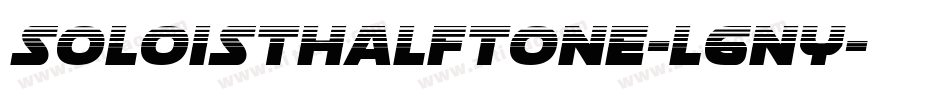 SoloistHalftone-l6ny字体转换