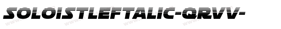 SoloistLeftalic-qRvV字体转换