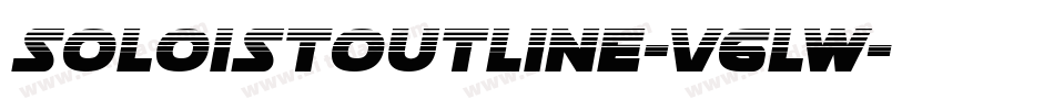 SoloistOutline-V6lw字体转换