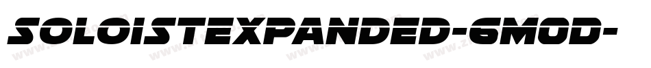SoloistExpanded-6m0D字体转换