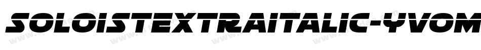 SoloistExtraItalic-yvOM字体转换