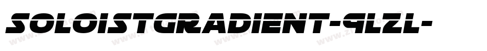SoloistGradient-9LZL字体转换