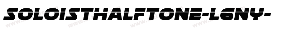 SoloistHalftone-l6ny字体转换