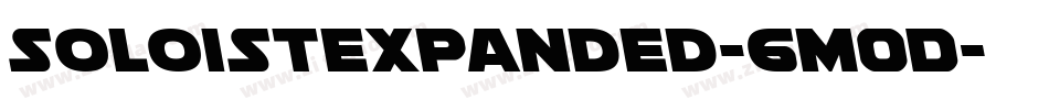 SoloistExpanded-6m0D字体转换
