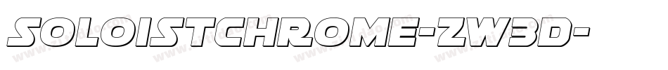 SoloistChrome-zw3D字体转换