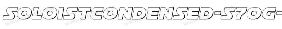 SoloistCondensed-57oG字体转换