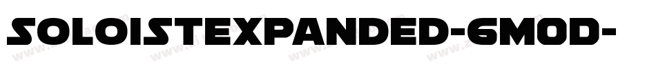 SoloistExpanded-6m0D字体转换