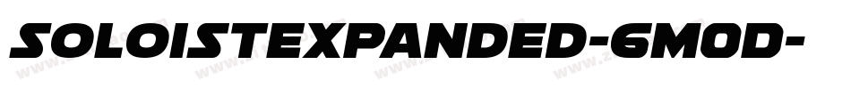 SoloistExpanded-6m0D字体转换