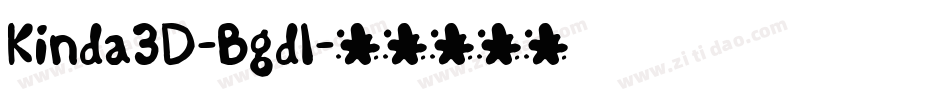 Kinda3D-Bgdl字体转换