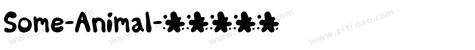 Some-Animal字体转换