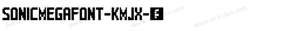 SonicMegaFont-KMJX字体转换