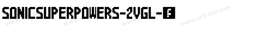 SonicSuperpowers-2vGl字体转换