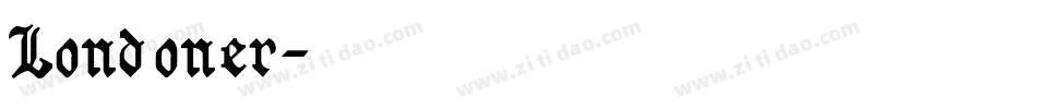 Londoner字体转换
