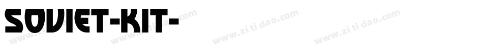 Soviet-Kit字体转换