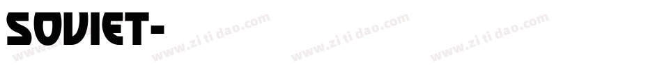 Soviet字体转换