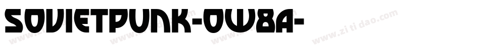 SovietPunk-oW8a字体转换