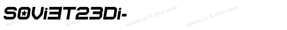 Soviet23Di字体转换