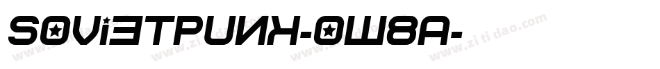 SovietPunk-oW8a字体转换