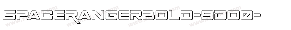 SpaceRangerBold-9Do0字体转换