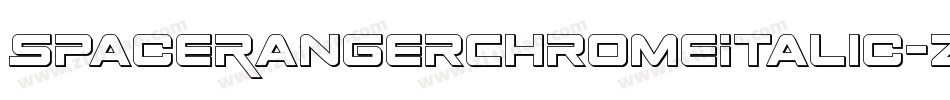 SpaceRangerChromeItalic-zz9l字体转换