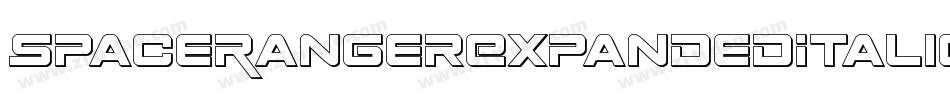 SpaceRangerExpandedItalic-r63K字体转换 SpaceRangerExpandedItalic-r63K字体转换