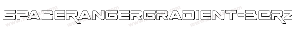 SpaceRangerGradient-3ERz字体转换 SpaceRangerGradient-3ERz字体转换