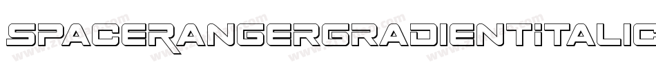 SpaceRangerGradientItalic-xzoR字体转换 SpaceRangerGradientItalic-xzoR字体转换