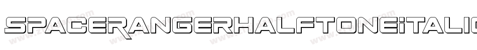 SpaceRangerHalftoneItalic-qz30字体转换 SpaceRangerHalftoneItalic-qz30字体转换
