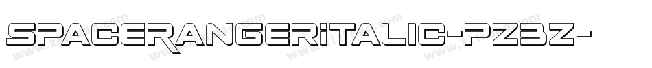 SpaceRangerItalic-pz3Z字体转换