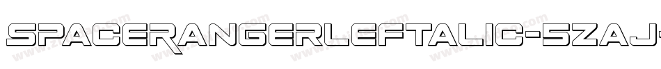 SpaceRangerLeftalic-5Zaj字体转换 SpaceRangerLeftalic-5Zaj字体转换