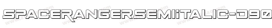 SpaceRangerSemiItalic-D900字体转换 SpaceRangerSemiItalic-D900字体转换