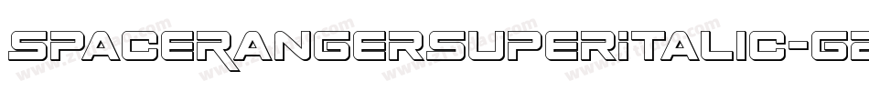 SpaceRangerSuperItalic-G2KZ字体转换