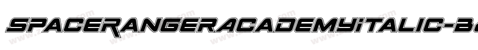 SpaceRangerAcademyItalic-B8Gn字体转换 SpaceRangerAcademyItalic-B8Gn字体转换