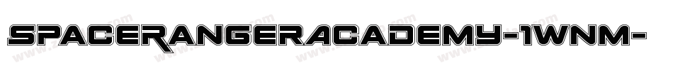 SpaceRangerAcademy-1WnM字体转换