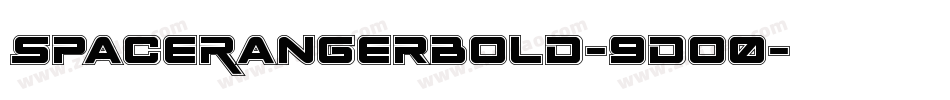 SpaceRangerBold-9Do0字体转换