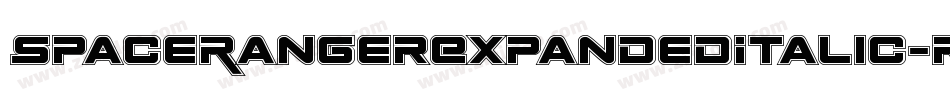 SpaceRangerExpandedItalic-r63K字体转换 SpaceRangerExpandedItalic-r63K字体转换
