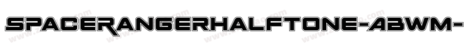 SpaceRangerHalftone-ABwm字体转换