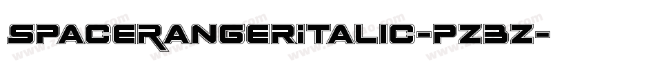 SpaceRangerItalic-pz3Z字体转换