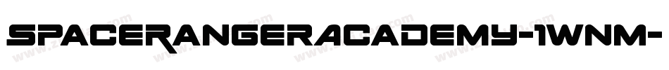SpaceRangerAcademy-1WnM字体转换