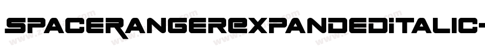 SpaceRangerExpandedItalic-r63K字体转换 SpaceRangerExpandedItalic-r63K字体转换
