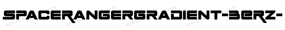SpaceRangerGradient-3ERz字体转换 SpaceRangerGradient-3ERz字体转换