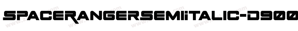 SpaceRangerSemiItalic-D900字体转换 SpaceRangerSemiItalic-D900字体转换